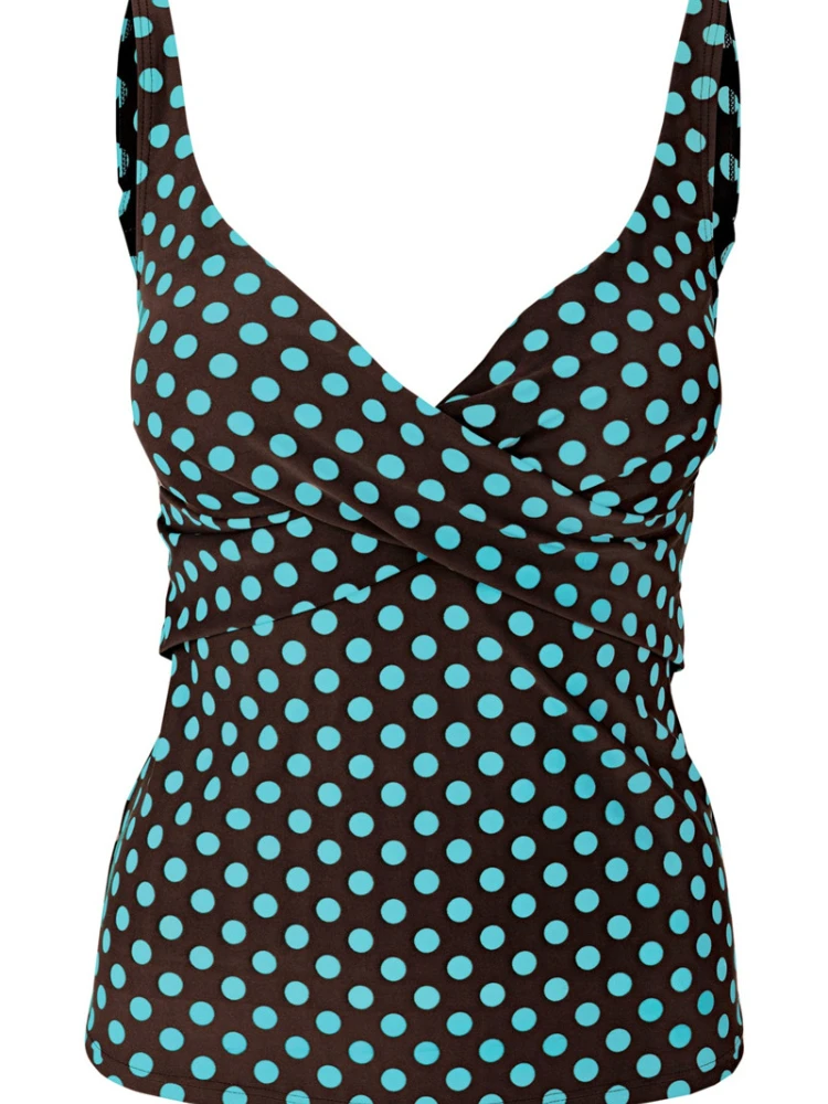 

2022 New Plus Size Swimwear Women Swimsuit Girl Two Pieces Padded Bathing Suit Polka Dot High Waist Bikini Set Beachwear