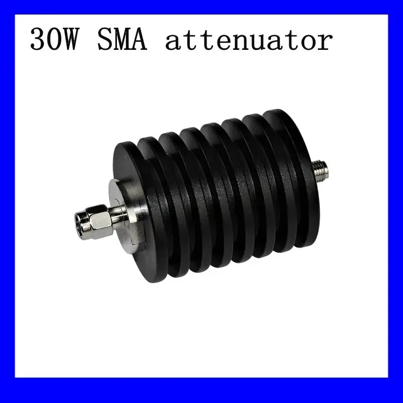 Фото Коаксиальный ВЧ-аттенюатор SMA 30 Вт, 50 Ом, от DC до 3 ГГц/4 ГГц, разъем SMA (штекер) на гнездо (гнездо), опционально 1/2/3/5/6/10/15/20/30/40/50 дБ №3