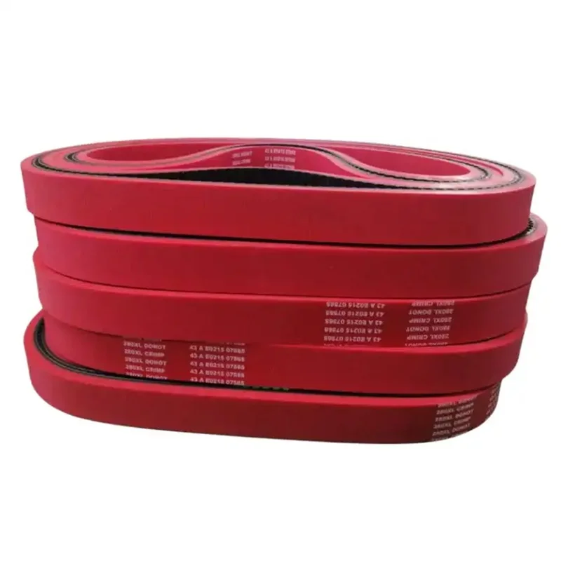 Резиновый конвейер передачи зубьев XL лента ГРМ красная Неопреновая Резина 280XL Velt