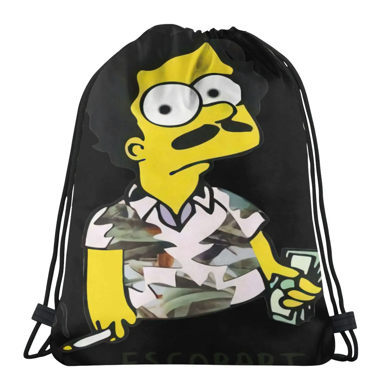 

Escobart Pablo Escobar Narcos Inspired Bags For Men Cloth Bags Bag For Shoes Cotton Bag Backpack Screen Bag Backpack With Cord