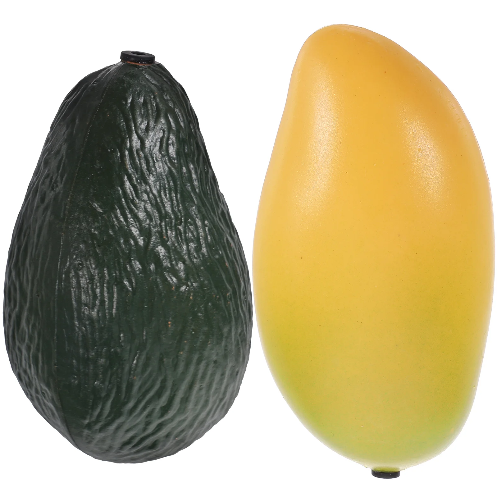 

2pcs Egg Shaker Percussion Instrument Avocado And Mango Shape Fruit Shaker