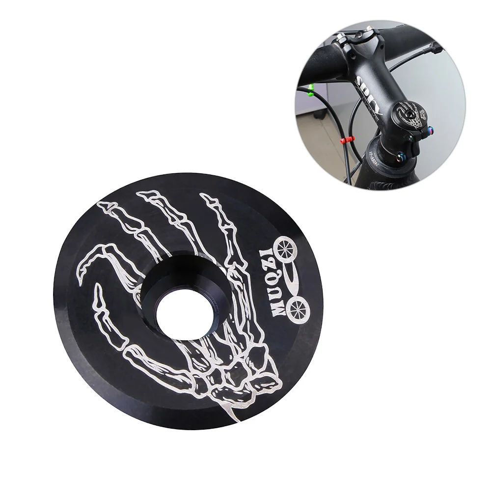 

1Pc Bike Top Cap Decoration Rustproof Titanium Alloy Bike Fork Cap for Mountain Bike Road Bike Other Bicycle