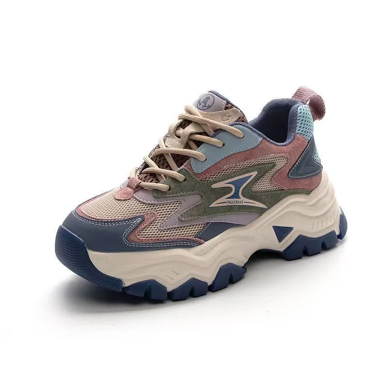 

The new spring and summer 2022 fabric is breathable, "torre shoes female best sponge thick bottom color matching ins sports shoe