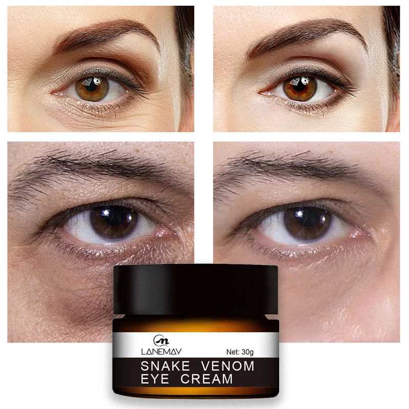 

Peptide Anti-Wrinkle Eye Cream Collagen Anti Dark Circle Anti-aging Gel Hyaluronic Acid Anti-Puffiness Eye Bags Face Care