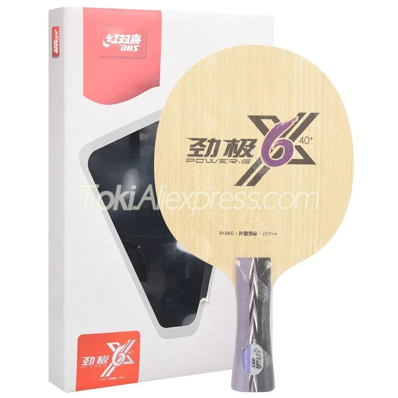 

Original DHS POWER G PG 6X 6 X Table Tennis Blade (5+2 Outer ALC) ALC Carbon Racket PG6X Ping Pong Bat Paddle