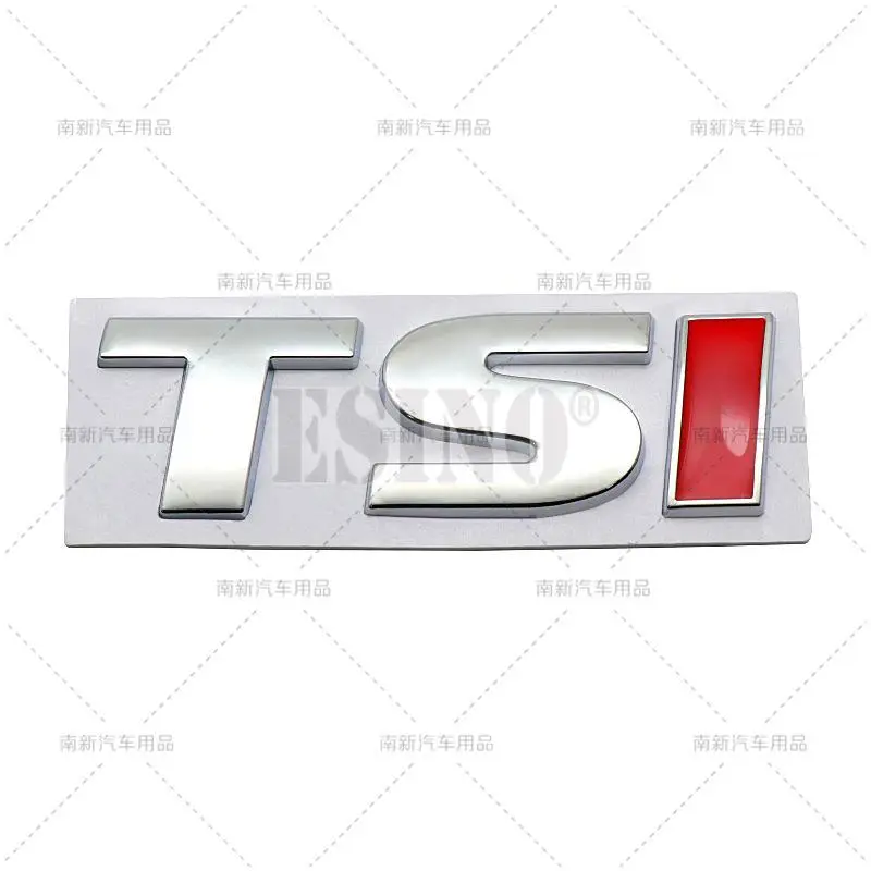 

Стайлинг автомобиля 3D TSI Металлический сплав Клейкая эмблема Задний багажник Значок на крыло Наклейка на кузов автомобиля для Volkswagen Golf Passat Tiguan