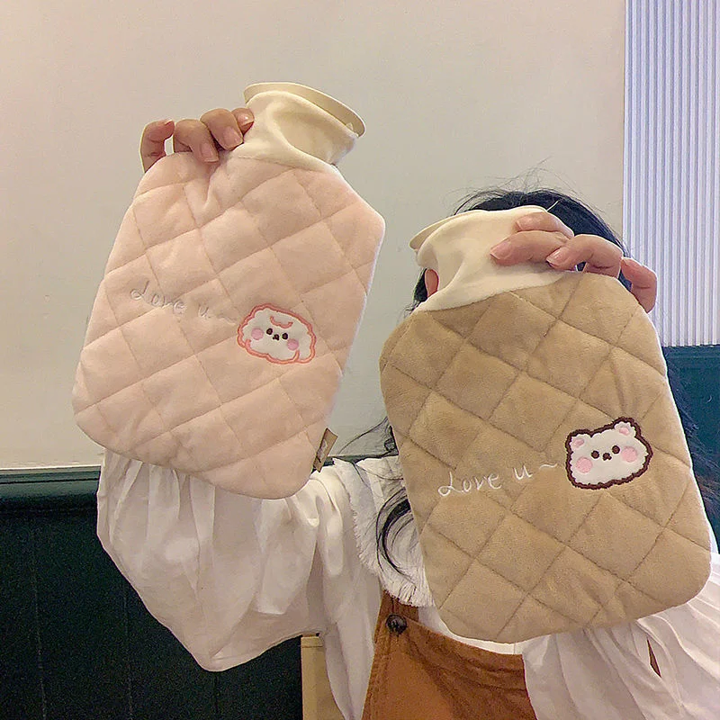 

800 мл, подогреватель для рук со смайликом, сумки для горячей воды, чехол из искусственной ткани, сохраняющие воду Теплые сумки, зимние теплые аксессуары