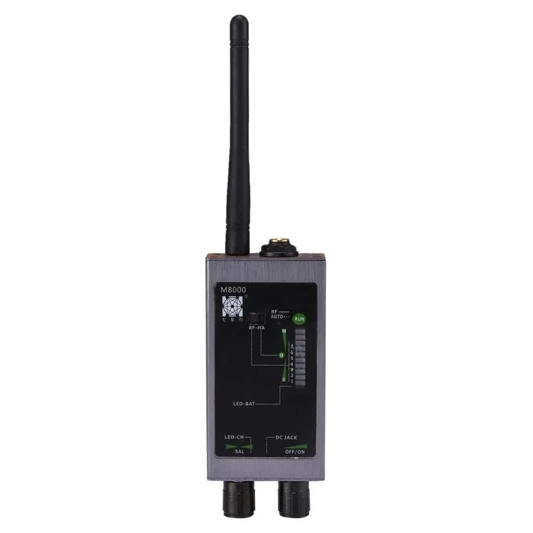 new radio anti spy detector fbi gsm rf wireless signal gps tracker hidden camera finder bugmagnetic antenna mini bug detection free global shipping