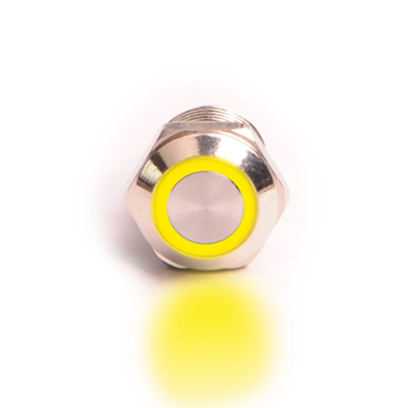 

Светодиодная металлическая кнопка 10 мм светильник ческим сбросом света, мгновенный саморегулирующийся переключатель, 4-контактный, с высокой головкой, 3v6v12v24v36v48v220v