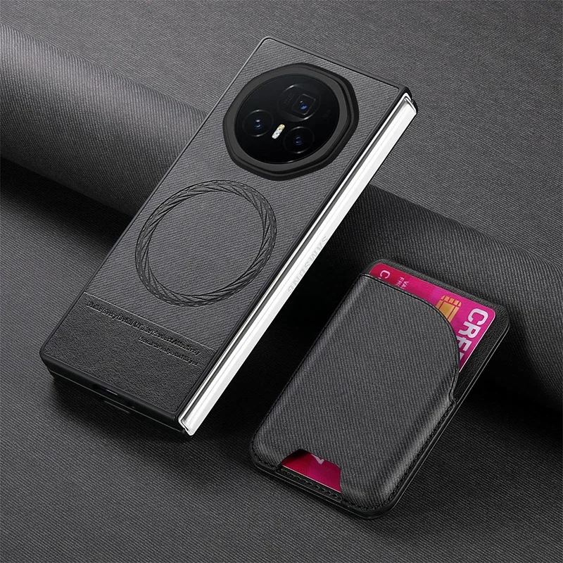 Чехол для Honor Magic V3 ковбойский диагональный тканевый разделитель магнитная карта