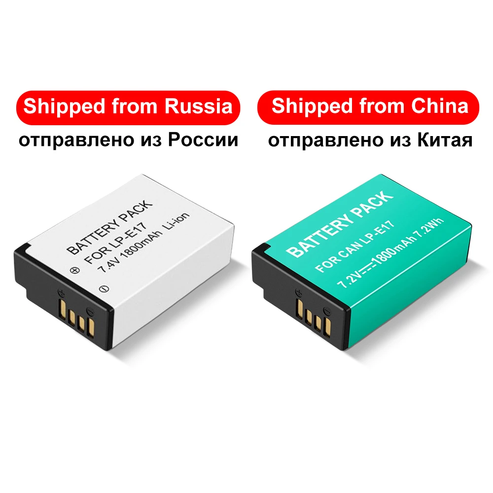 Аккумулятор LPE17 LP E17 LP-E17 E17 + зарядное устройство USB с ЖК-дисплеем для Canon EOS RP 200 250D M3 M5 M6 750D 760D T6i T6s 800D 8000D 77D Kiss X8i (art.: 7a95b0ad2) - 7a95b0ad2