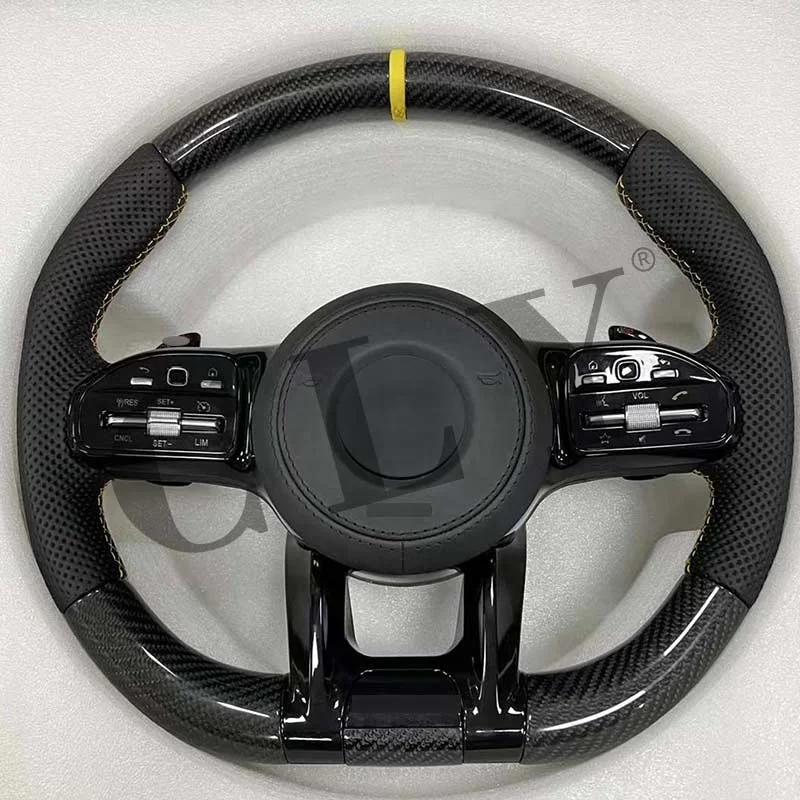 

Steering Wheels For 19+ Mercedes A C E S CLA GLA GLC GLE GLS GLE W205 W213 W222 W177 Facelift AMG Steering Wheel