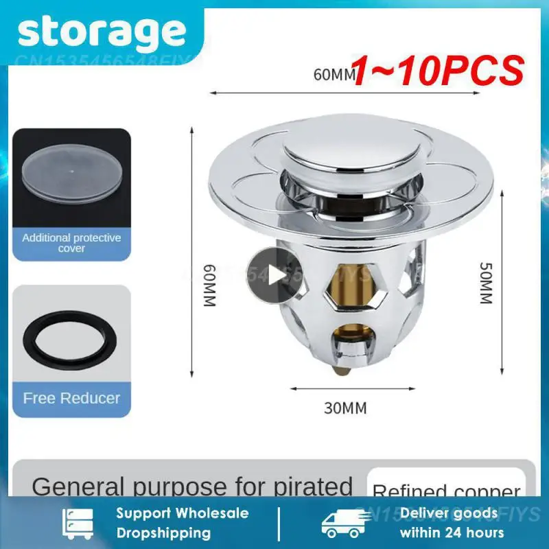 

Стопор для слива раковины 1-10 шт., фильтр с отскоком сердечника, уловитель волос, ситечко для душа, стопор для ванной комнаты