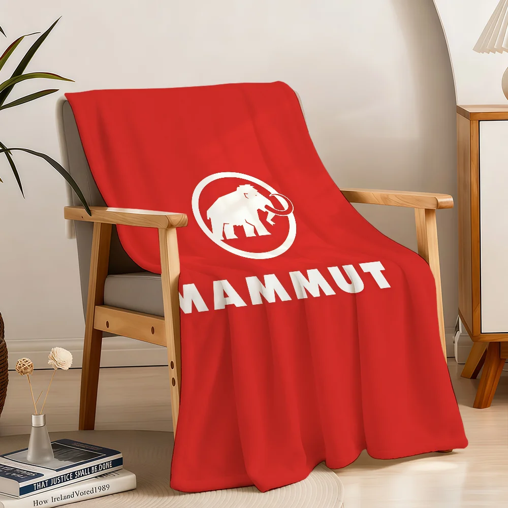 Фото Плед с логотипом M-MAMMUTS, мягкий, теплый, пушистый, для детей, для кровати, дивана, автомобиля, колыбели №4