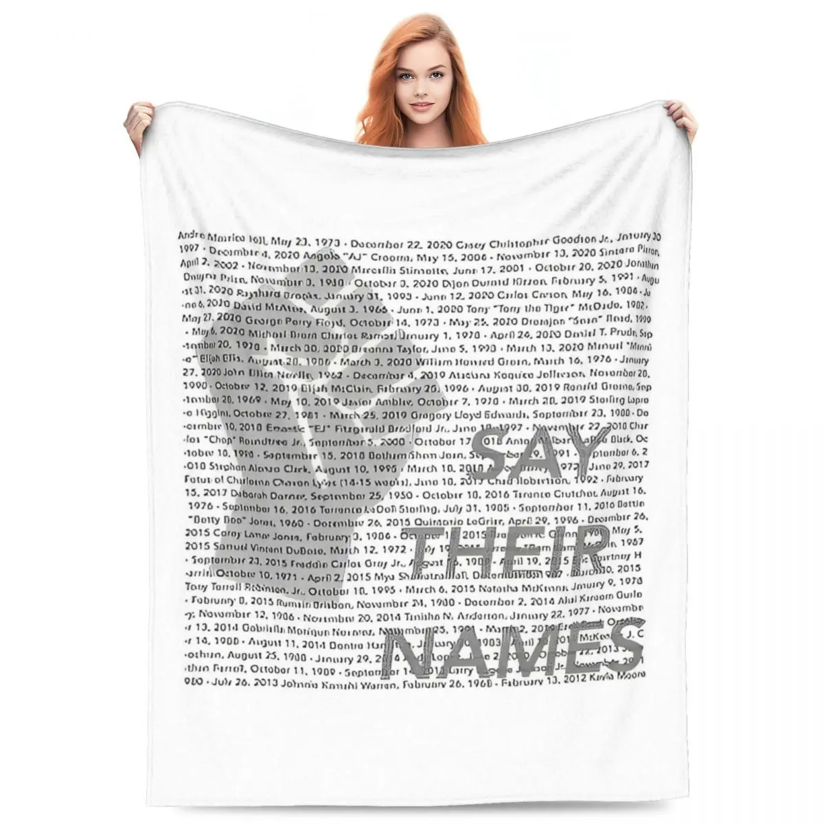 Фланелевое одеяло George Floyd