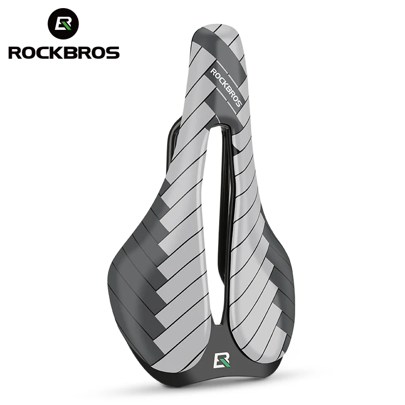 

Rockbros official Saddle Racing Breathable Bike Saddles PU Ultralight Shock Absorbing Bike Seat Safety Cushion Seat