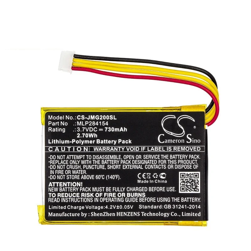 

Applicable JB L GO 2 GO 2H Bluetooth audio battery MLP284154