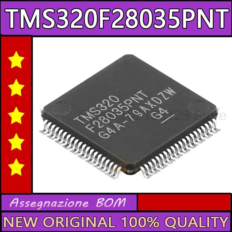 Оригинальный процессор микроконтроллера TMS320F28035PNT TMS320F28034PNT TMS320F2812PGFA MCU