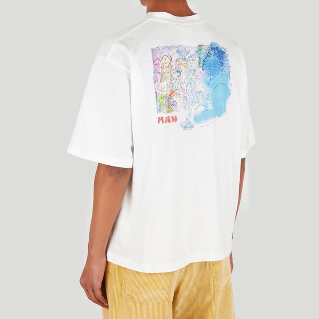 

MARN модная мужская футболка высокого качества с принтом с коротким рукавом Повседневная мужская и женская летняя одежда