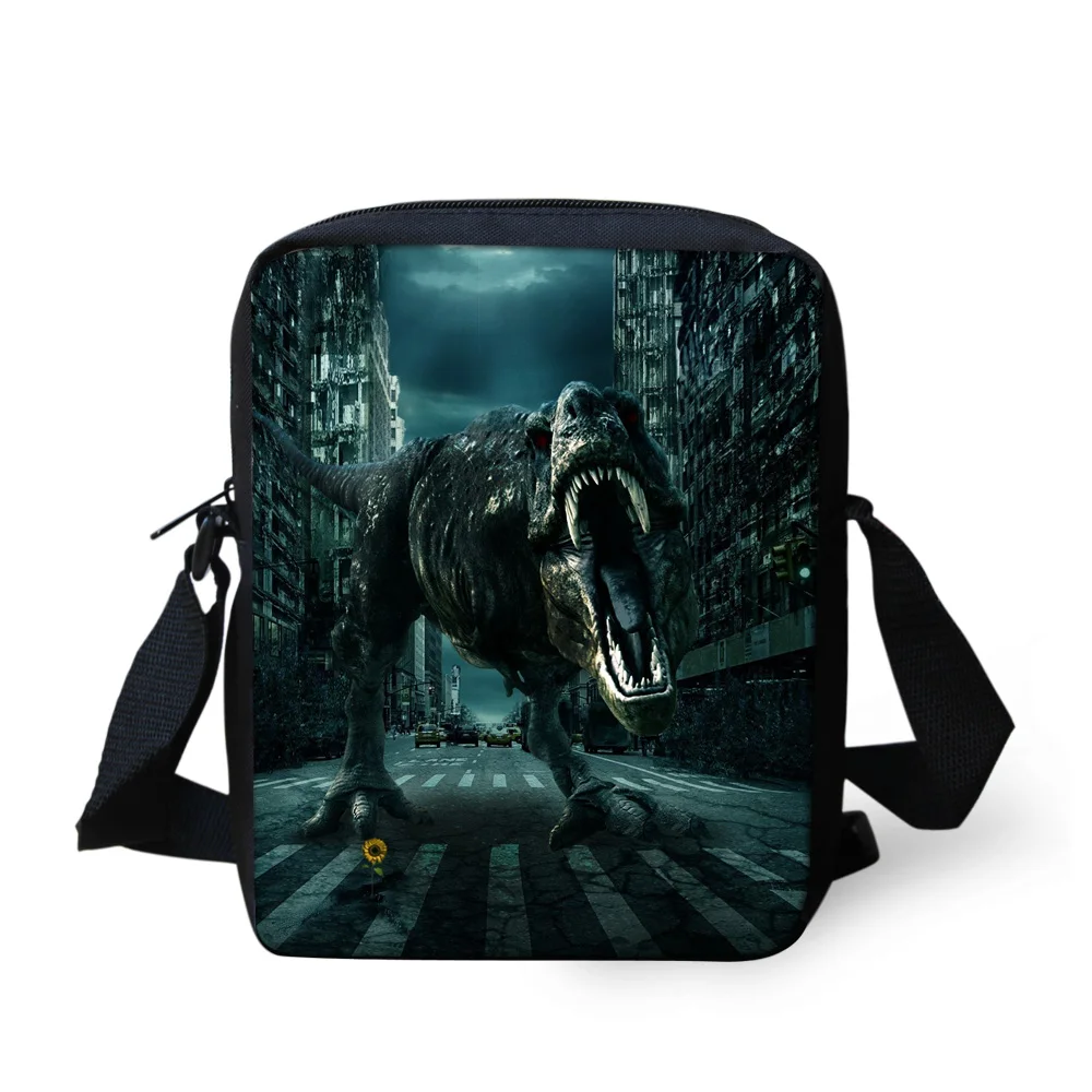 ADVOCATOR Ferocious Dinosaur Pattern Kids Crossbody Bags Side Bags for Boys Child Messenger Bag Free Shipping