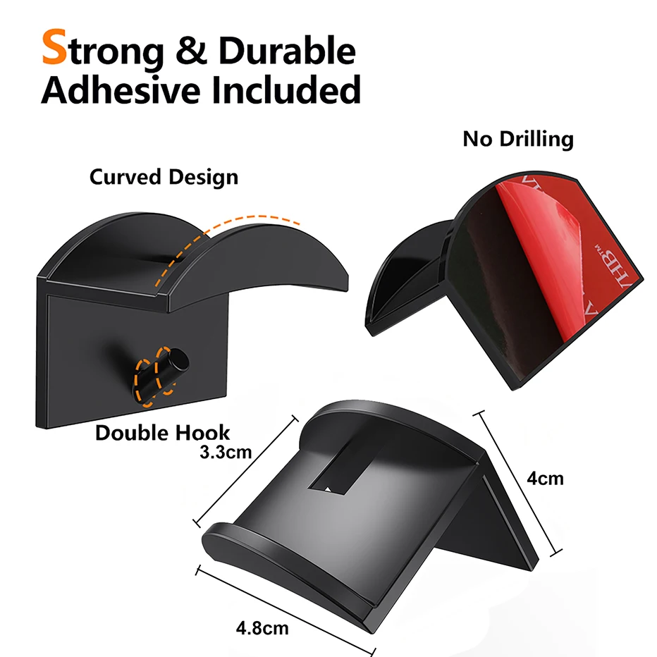 Держатель для шариковых крышек настенный крючок шляпы без сверления яркий