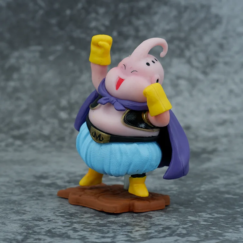 Аниме Фигурка действия PVC Majin Buu GK Dragon Ball Z Lovely Fat Biscuit Boo DBZ Goku Vegeta Super Saiyan Fighting Model Dolls.