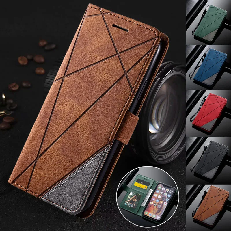 

Leather Wallet Phone Case For Huawei P20 P30 P40 Lite E Y5P Y6P Y7P Smart 2019 2020 Honor 9 10 10X Lite 9A 9C 9S Y7A Flip Cover