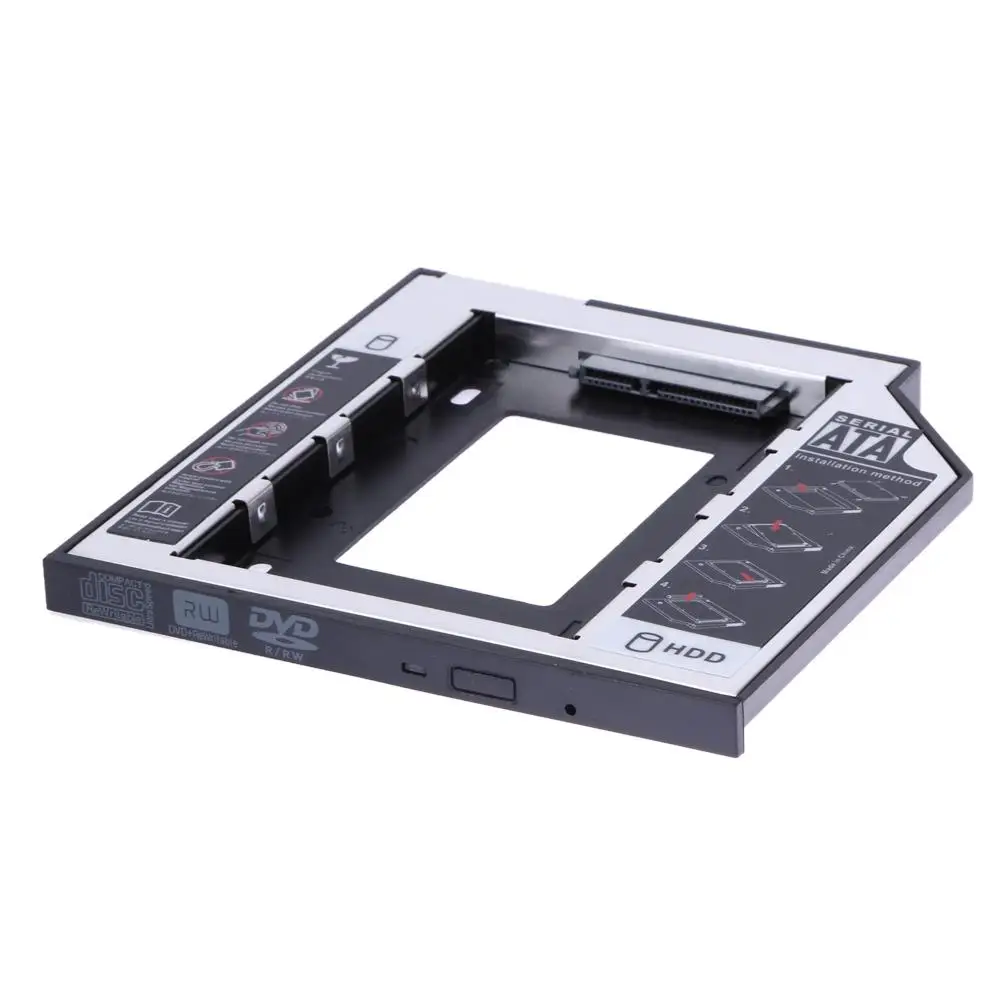 Оригинальный Универсальный 2 5 2-й 9 мм SSD HD SATA SATAII жесткий диск HDD Caddy адаптер для CD