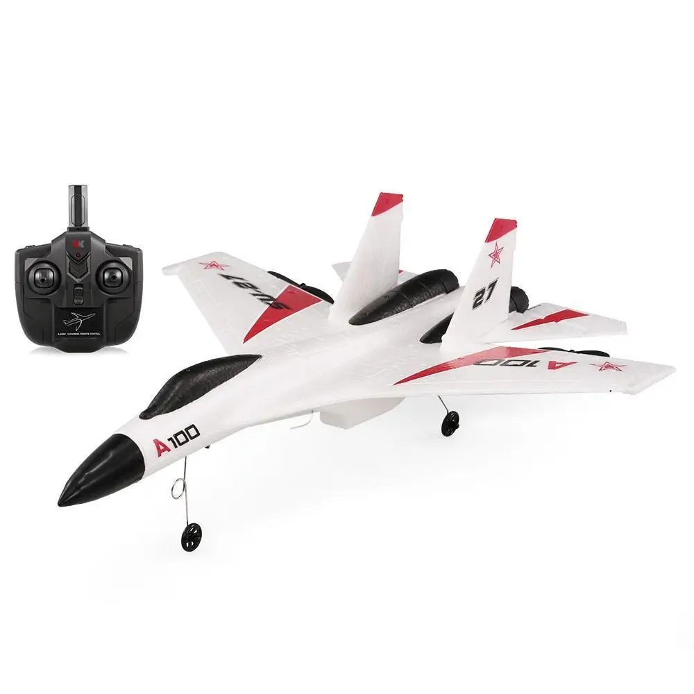 

Wltoys XK A100-SU27 Model RC Plane 2.4G 3CH EPP Three-Channel Fixed-Wing Remote Control glider Airplane RTF RC Wingspan Toy