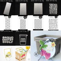 box numbers letters metal cutting dies for scrapbooking handmade tools mold cut stencil new 2022 diy card make mould model craft