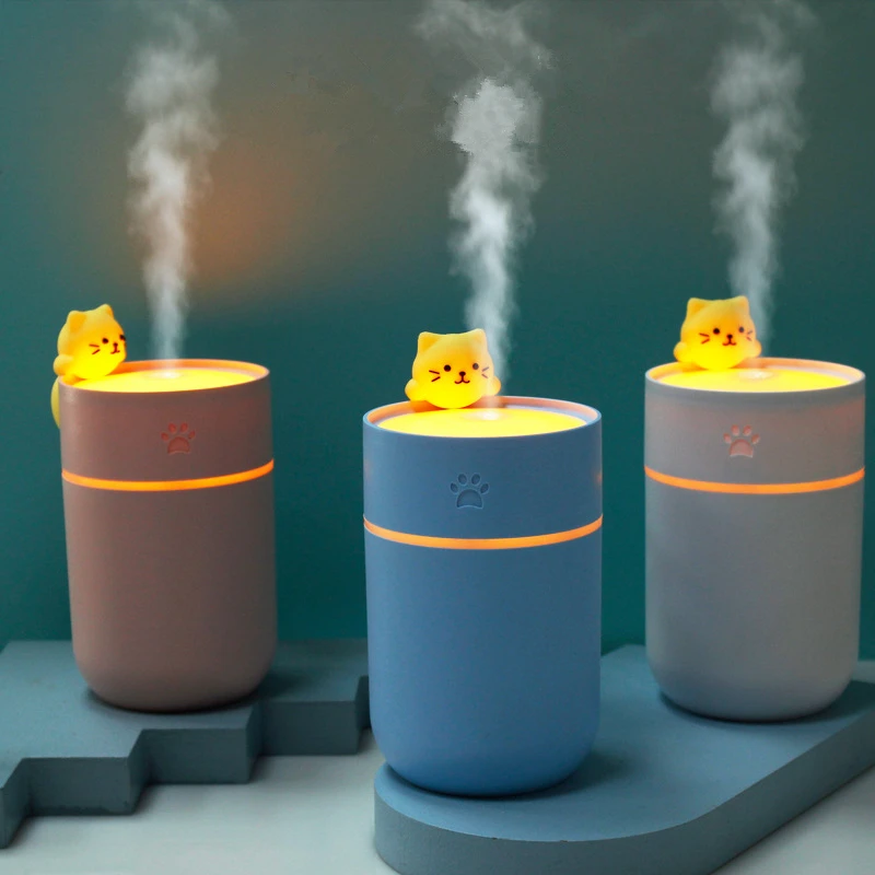 Ультразвуковой увлажнитель воздуха 260 мл мини-диффузор для ароматерапии