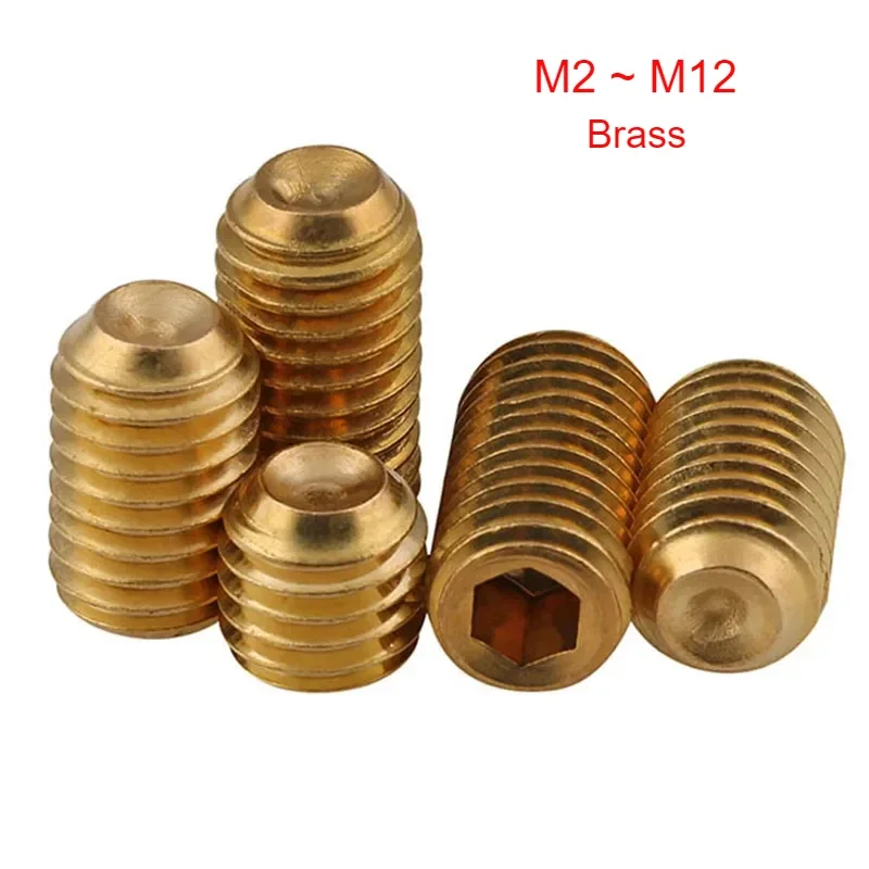 

Латунные headless винты с вогнутым концом M2-M12