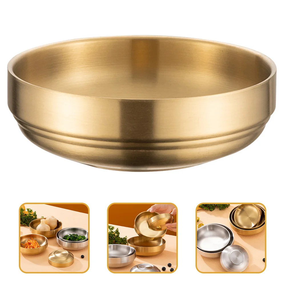 

Bowl Bowlsdipping Sauce Appetizer Plate Dishes Seasoning Snack Steel Stainless Soup Salad Saucers Noodle Pinch Metal Ramen