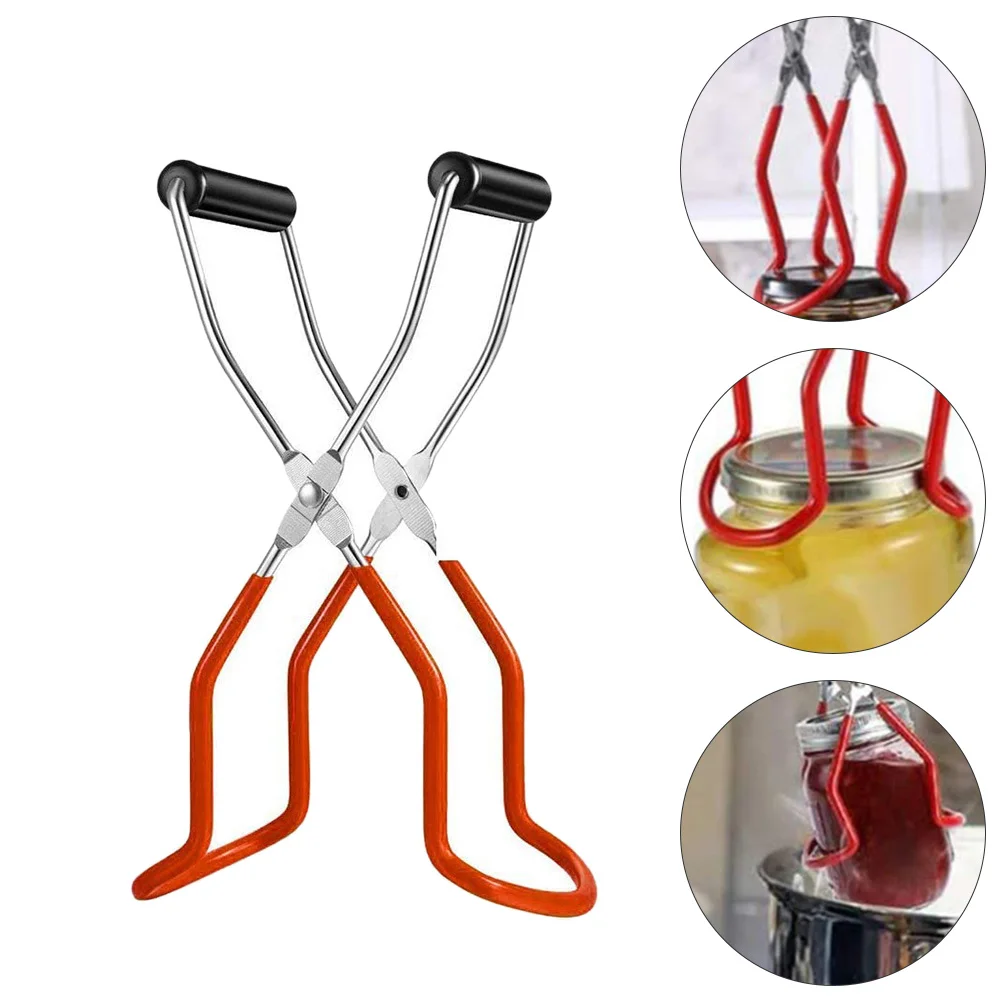 

1 Set Anti-scald Can Clamp Nonslip Clamping Tool Simple Canning Rack Set