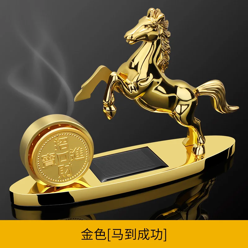

High-End Auto Perfume Solar Car Rotating Aromatherapy Car Perfume Long-Lasting Light Perfume Car Decoration Decoration Men
