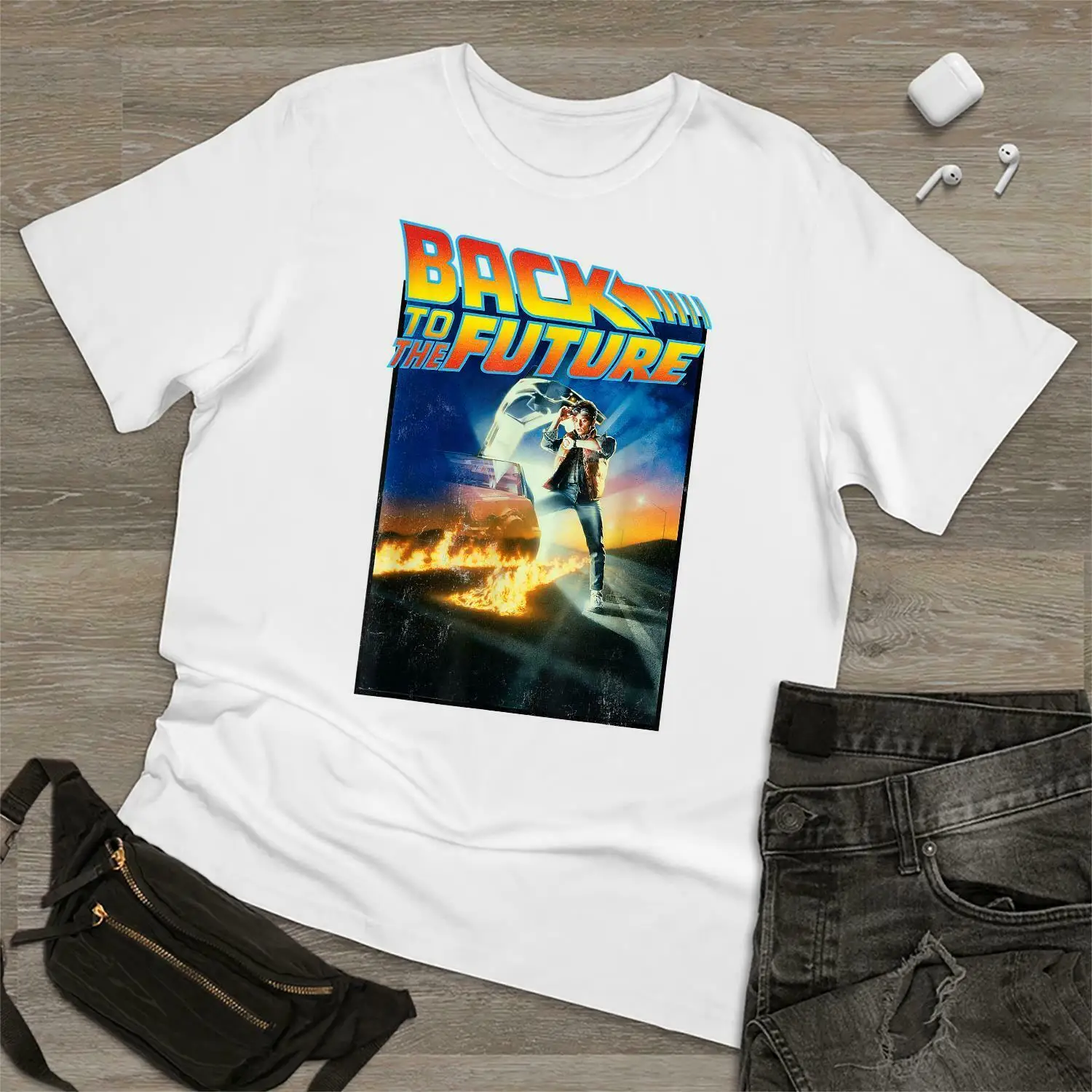 

Back To the Future Vintage T Shirt Men Fashion 2022 Women T Shirt Short Sleeve