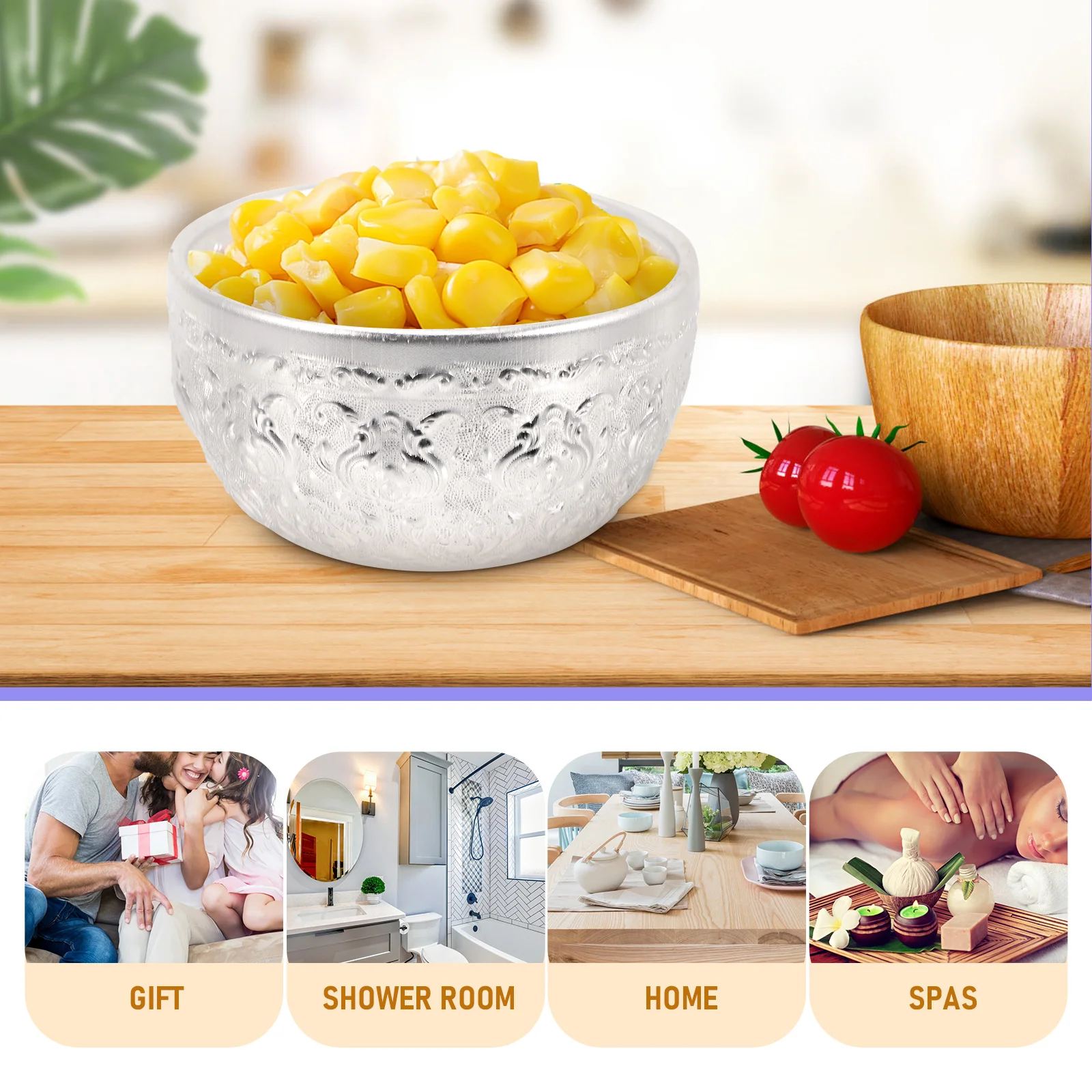 

Household Multi-use Delicate Crafting Bowl Decorative Fruits Bowl for Hotel Kitchen Restaurant
