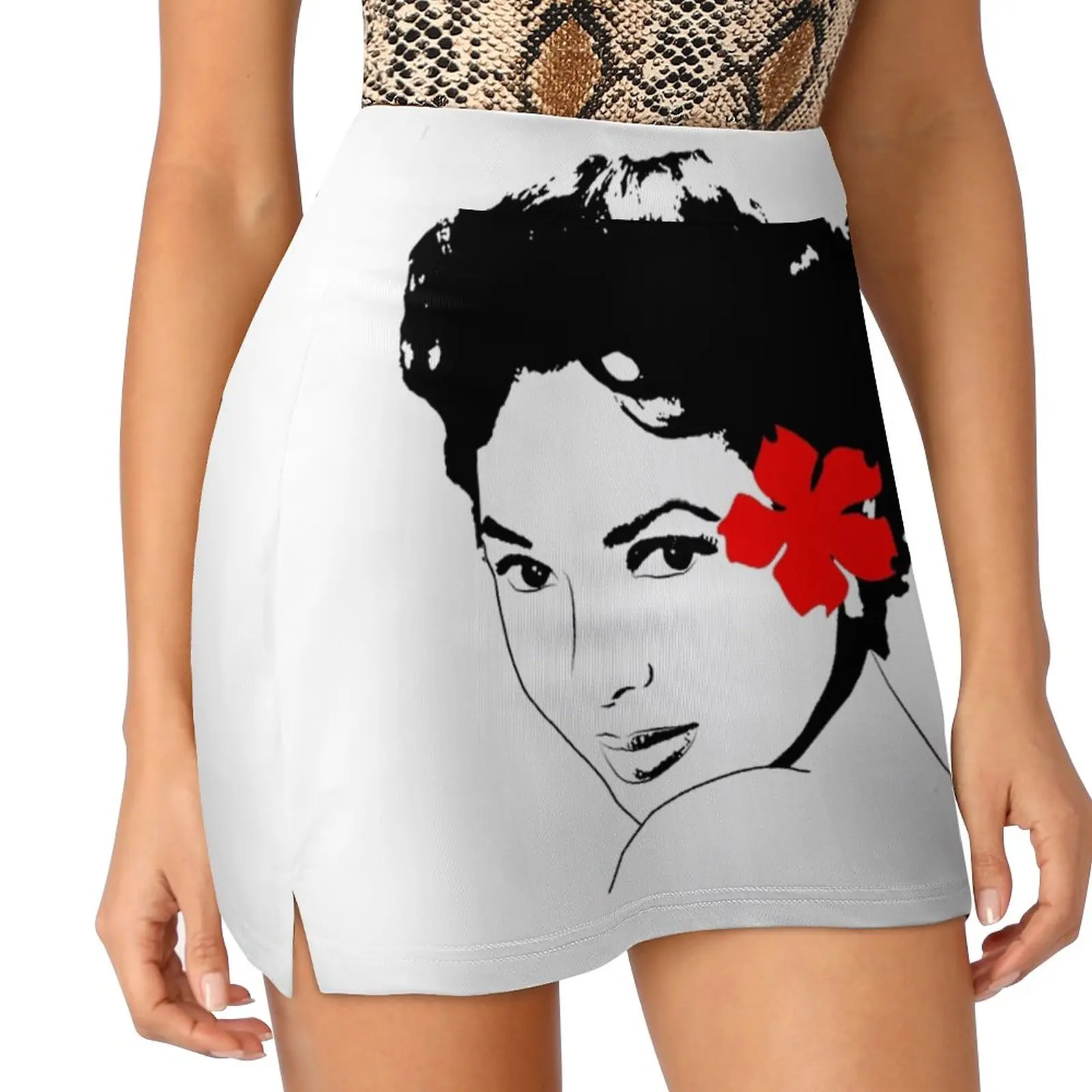 Женская юбка Miss Dorothy Dandridge мини-юбки трапециевидной формы со скрытым карманом History