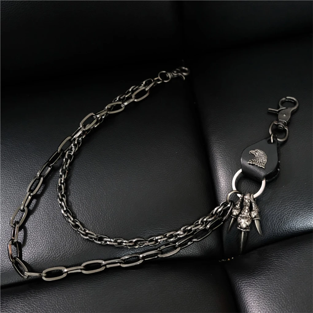 

Waist Pants Chain Personality Key Ring Trousers Chains Jewelry Defensive