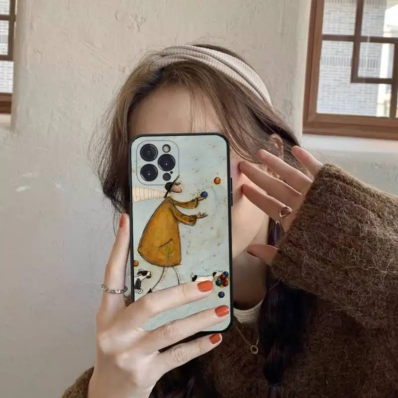 Фото Чехол Sam Toft для iPhone 11 12 13 Mini Pro Max 8 7 6 6S Plus X 5 SE 2020 XR XS №5