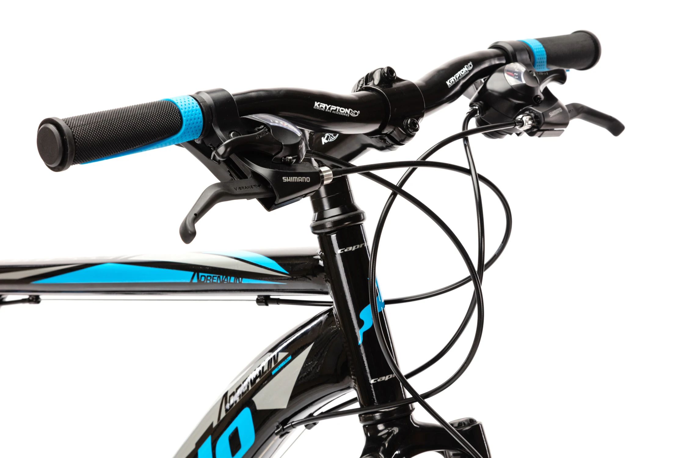 Велосипед CAPRIOLO MTB ADRENALIN рама сталь 16'' колёса 26'' (чёрный-синий) |