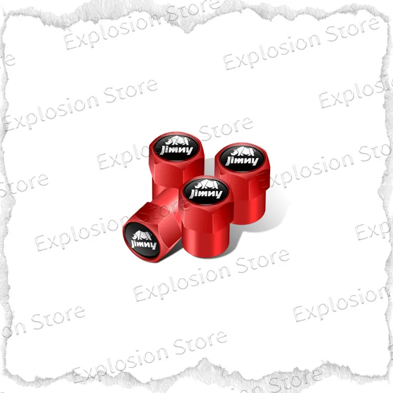 

Колпачки клапанов автомобильных колес 4 шт./комплект, колпачки для стержней, пылезащитные крышки, украшения для Suzuki Jimny Rand Vitara Sx4 Swift, аксессуары