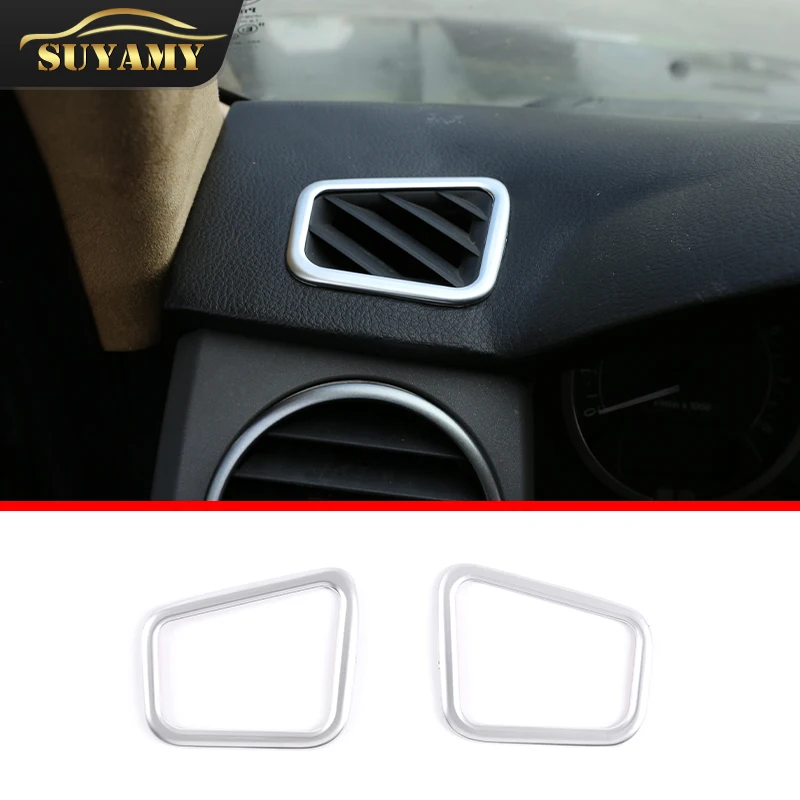 

For Land Rover Discovery 3 LR3 2004-09 ABS Chrome Side Air Conditioning Vent Outlet Cover Trim Sticker Car Interior Accessories