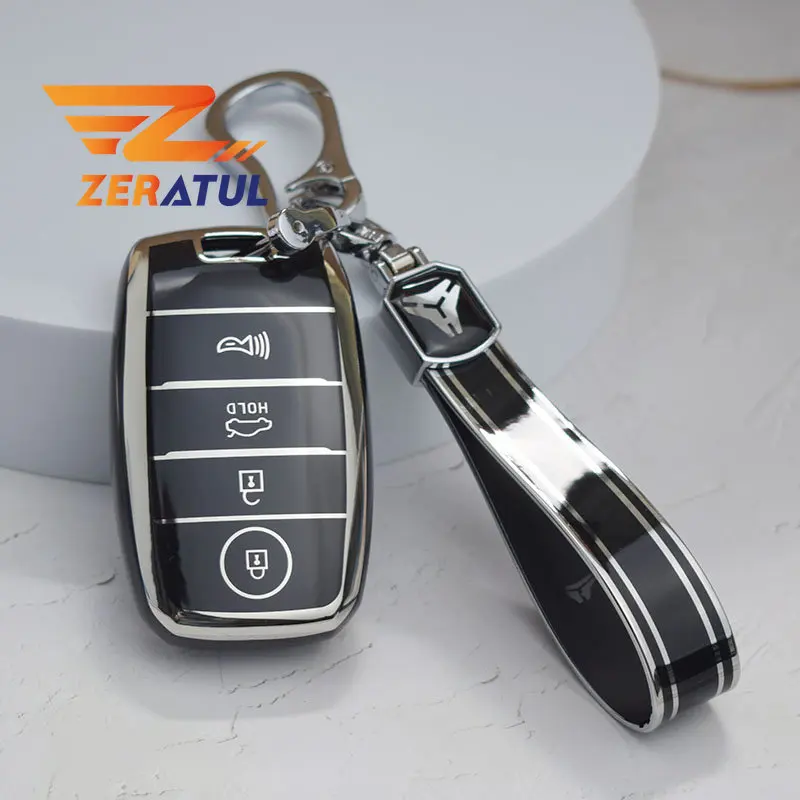 

3/4 Buttons TPU Car Key Case Cover Shell Keychain for Kia Sportage Cerato Optima K2 K3 K4 K5 Rio Picanto K2 Soul Sorento Sedona