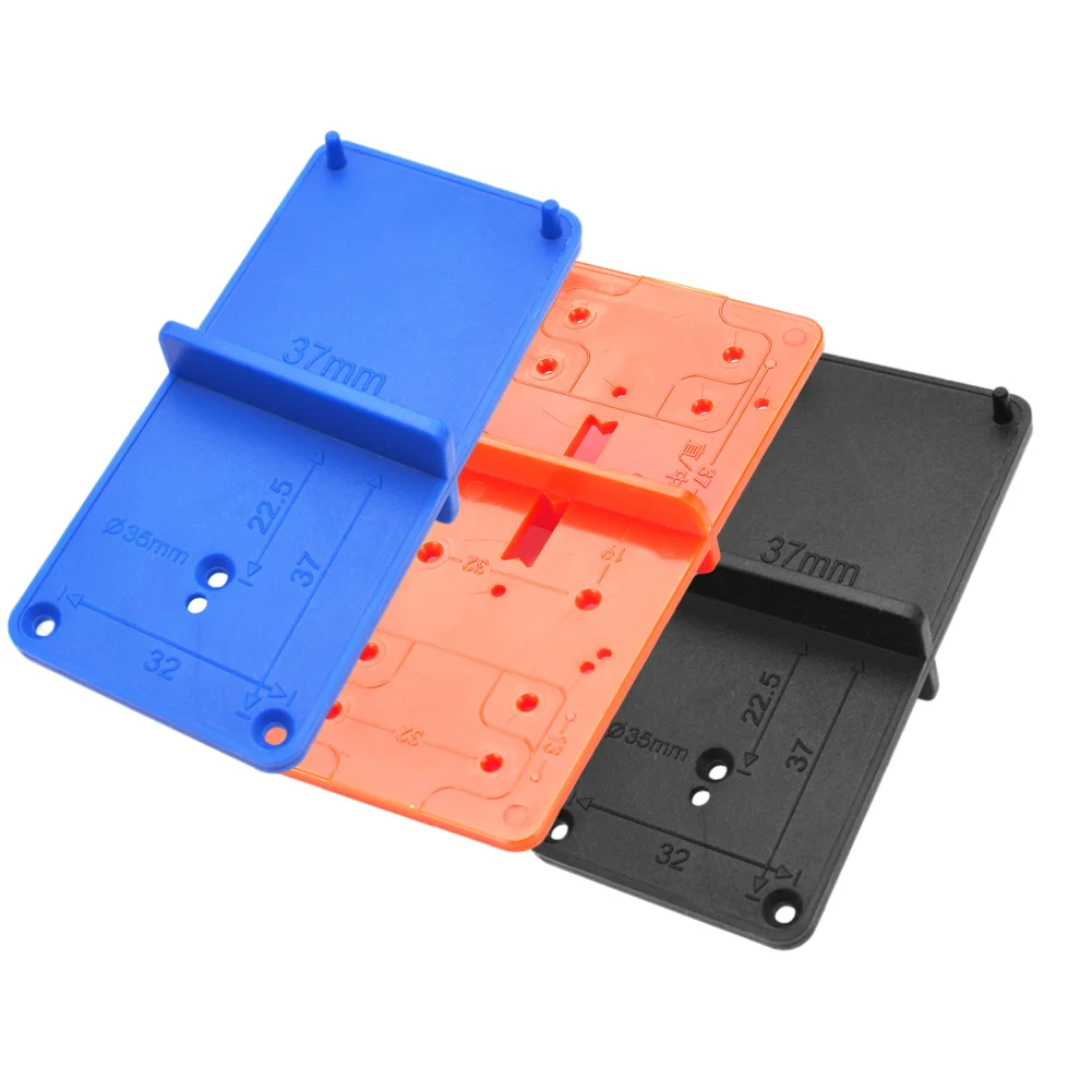 

35mm 40mm Hinge Boring Jig Hole Opener Template Carpenter Woodworking Hole Puncher Drilling Guide Locator for Door Cabinets