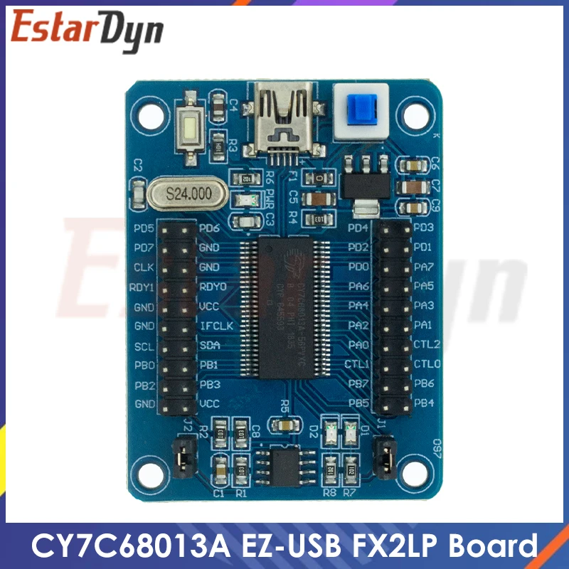 

CY7C68013A EZ-USB FX2LP Develope Board Module USB Core Board USB Logic Analyzer With I2C Serial SPI Interface Low Power