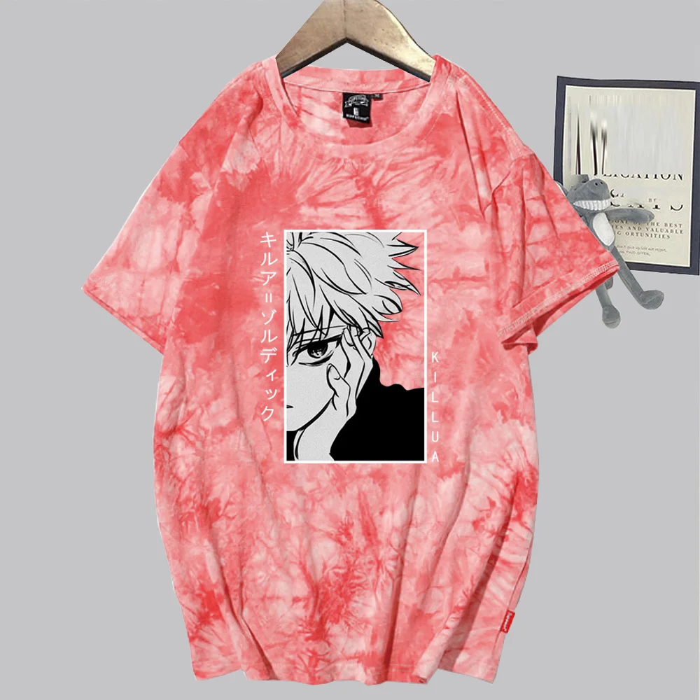 Футболка мужская с принтом Hunter X Killua тенниска короткими рукавами в стиле