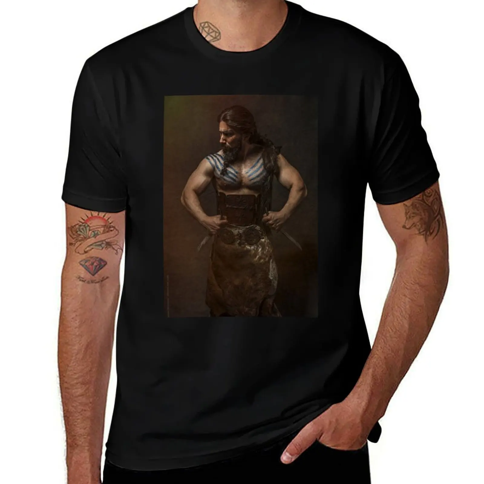 Фото Футболка для косплея Drogo, дышащая футболка с короткими рукавами для спортзала №1