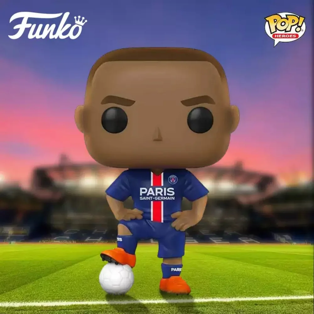 Фото Funko POP Kylian Mbappe Paris Saint Germain футбольная звезда настоящая периферийная модная игрушка фигурка фигурка подарок на день рождения №1