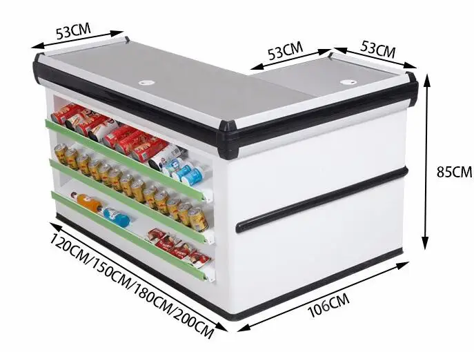 

Supermarket convenience store cashier counter snack shop sugar rack corner counter supermarket cashier counter